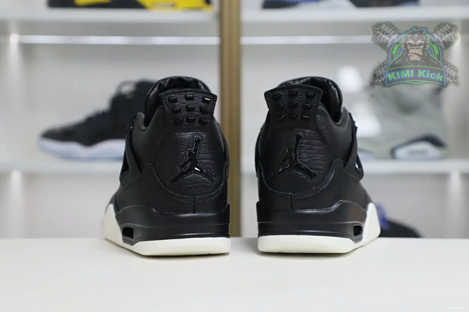 Jordan black retro Kimikick ponyhair 4 Jordan Air 0413